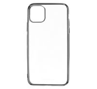 Image of Hyphen iPhone 11  Silver Frame Case, Clear